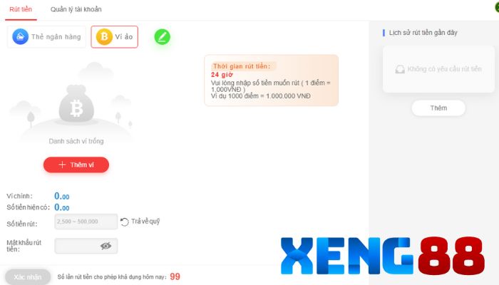 Các nguyên nhân rút tiền Xeng88 thất bại