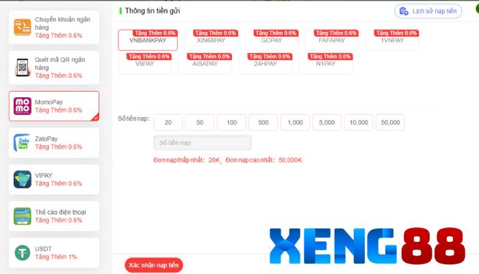 Vì sao nên nạp tiền vào tài khoản Xeng88?